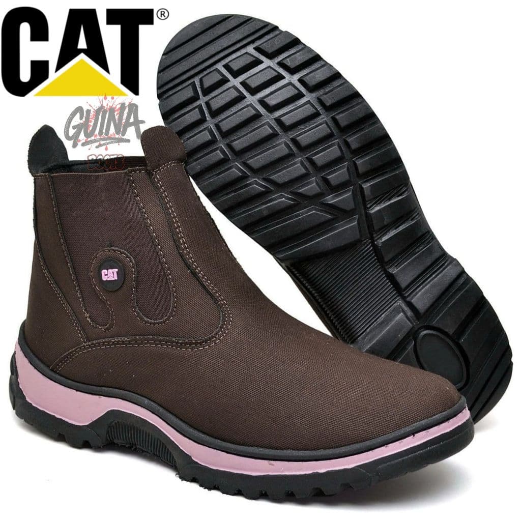 Bota Coturno Feminino Adventure Botinha Texana Calce Facil