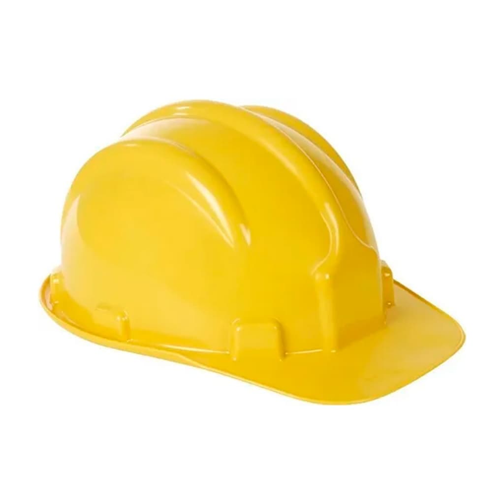 Kit 5 Capacetes De Segurança C/ Carneira Obra Proteção Epi
