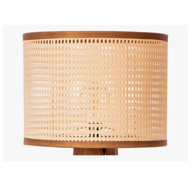 Cupula D Abajur 30x20 Modelo D Luxo Requinte Palha Sintetica