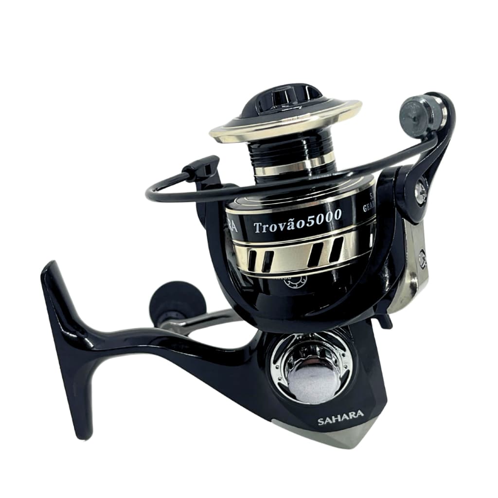 Molinete Pesca Trovão 5000 Carretel De Aluminio 6 Rolamentos Drag 8Kg