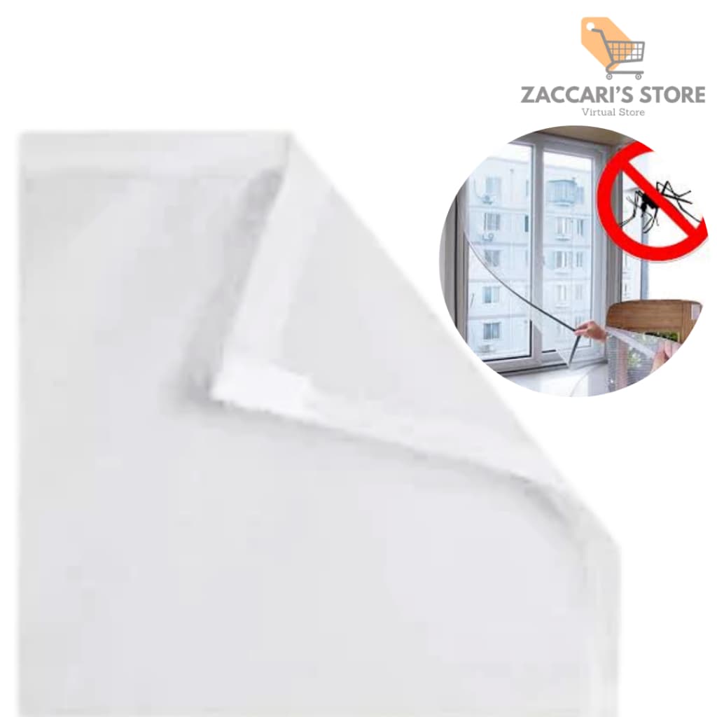 Tela Mosquiteira Para Janela Anti Mosquitos Anti-insetos 130X150 Cor Branca