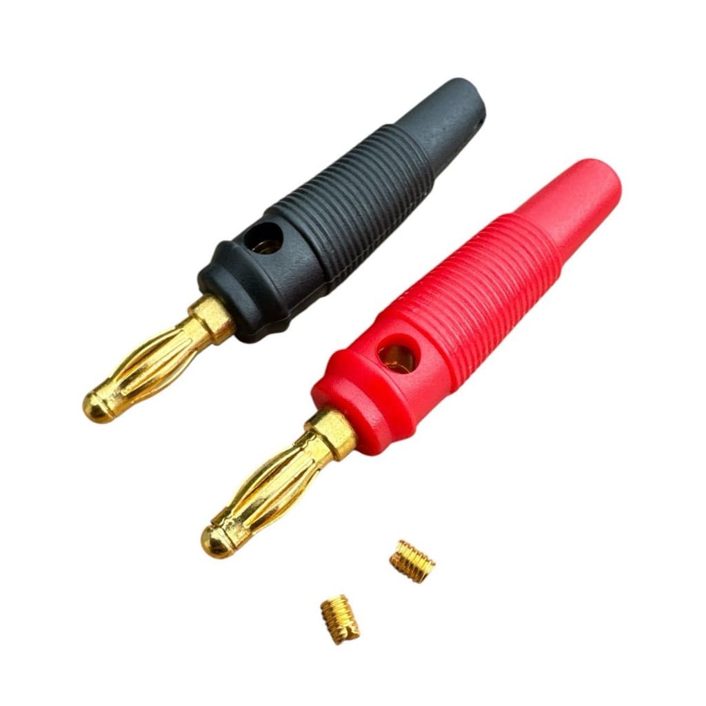 Par Conectores Banana Macho + Plug Derivação Fluke Hakko Afr