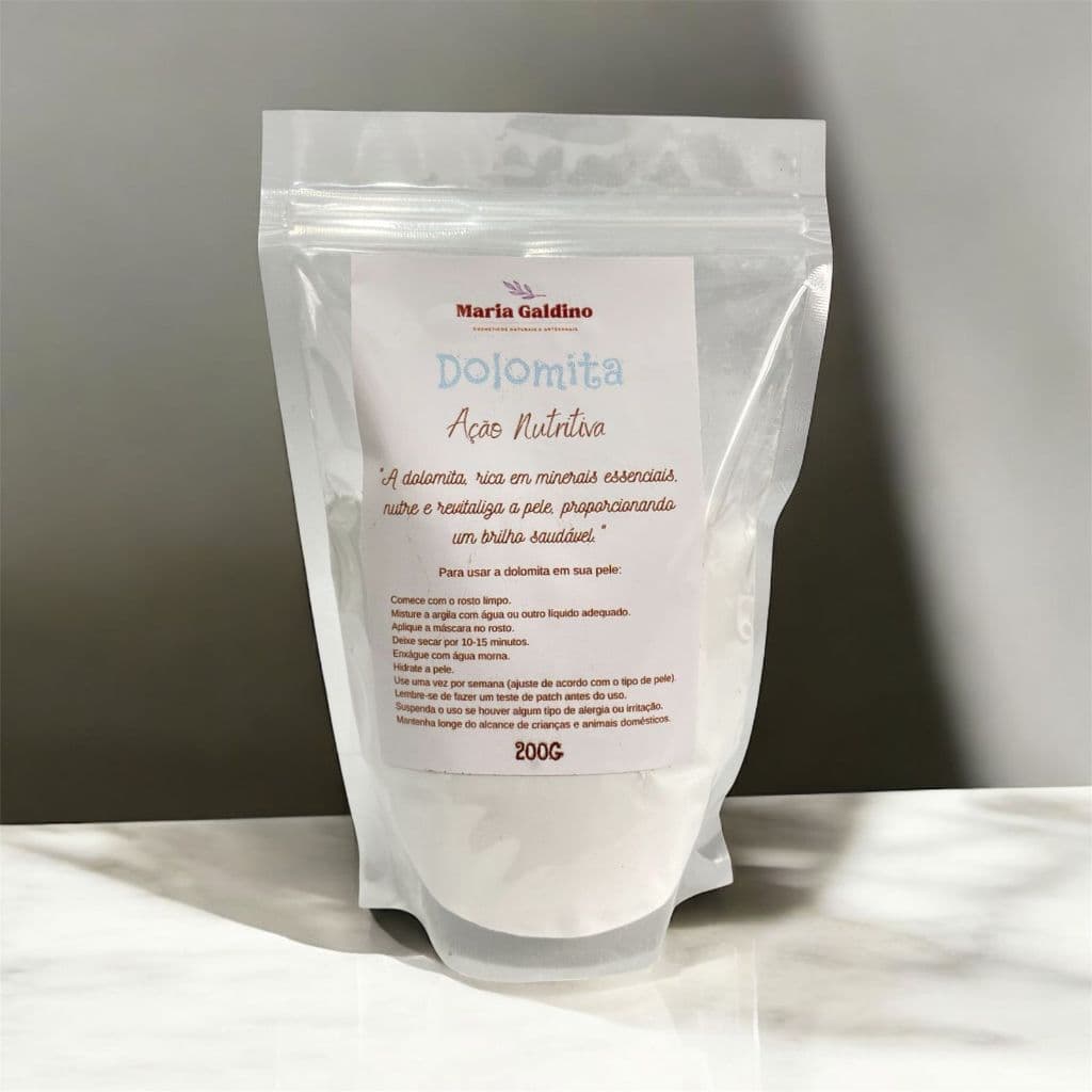 Dolomita em Pó Para Mascara de Porcelana 200g
