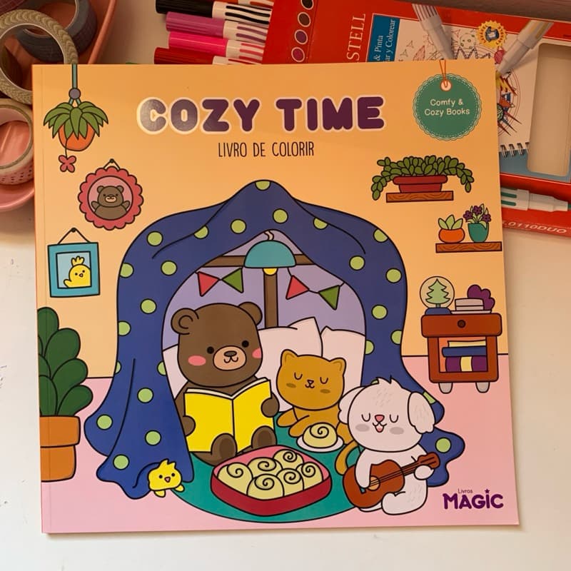 Livro de Colorir Comfy and Cozy | Coloring Book