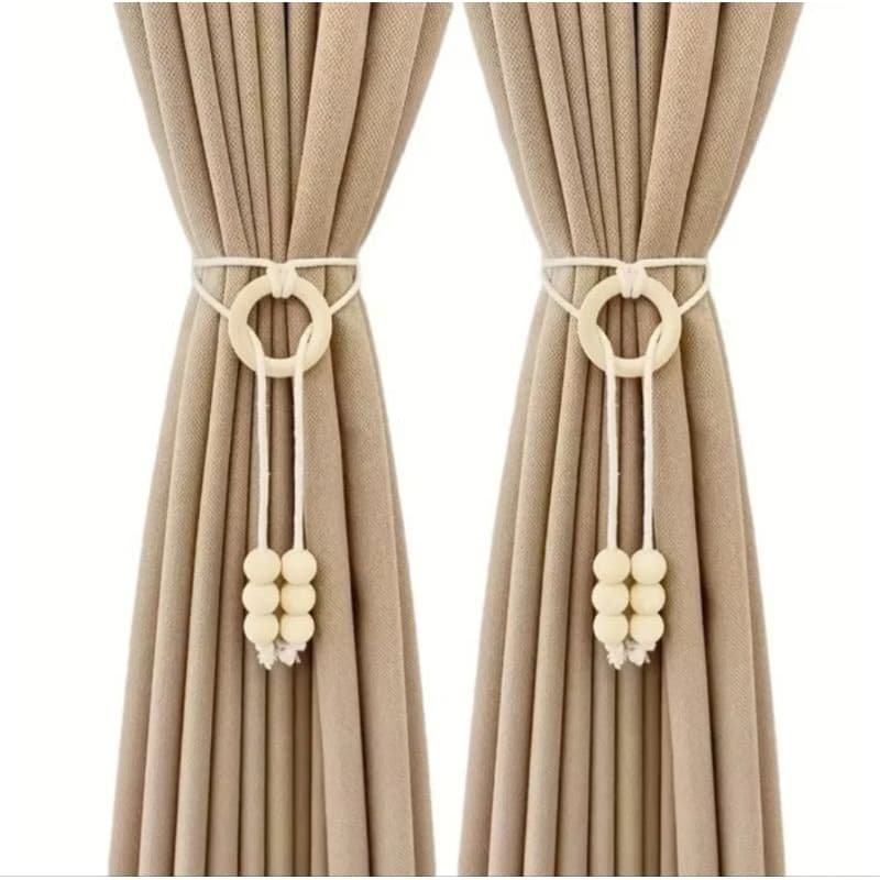 Kit 2 Prendedores Cortina Boho, Prendedor de Cortina Macrame, Sustentável,  Decoração Para casa.