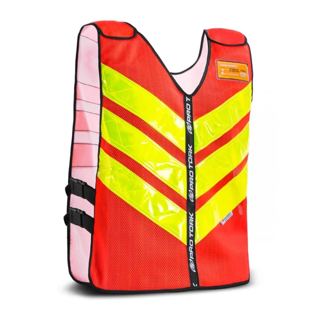 Colete Refletivo Pro Tork Para Motoboy Moto táxi Seguro Fabricado em Poliéster
