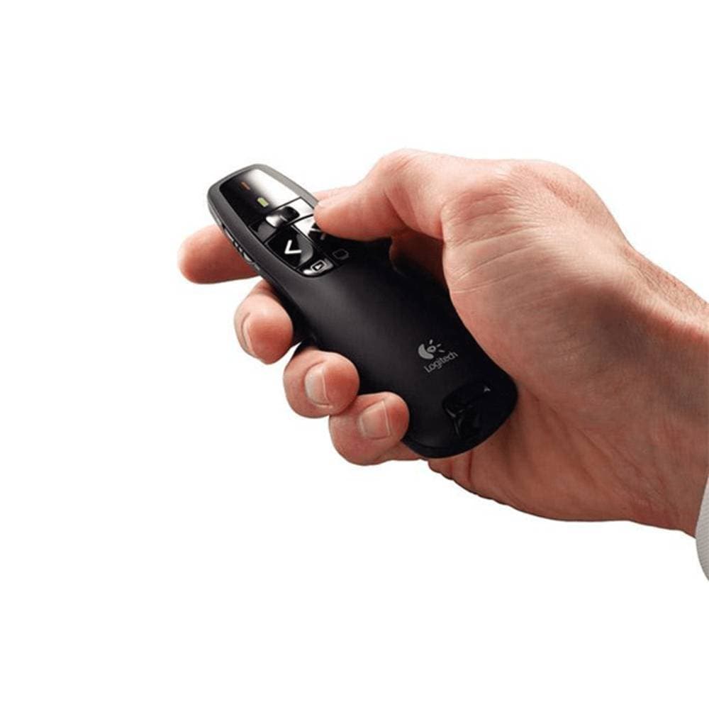 Logitech Apresentador Laser R400 com ponteira vermelha