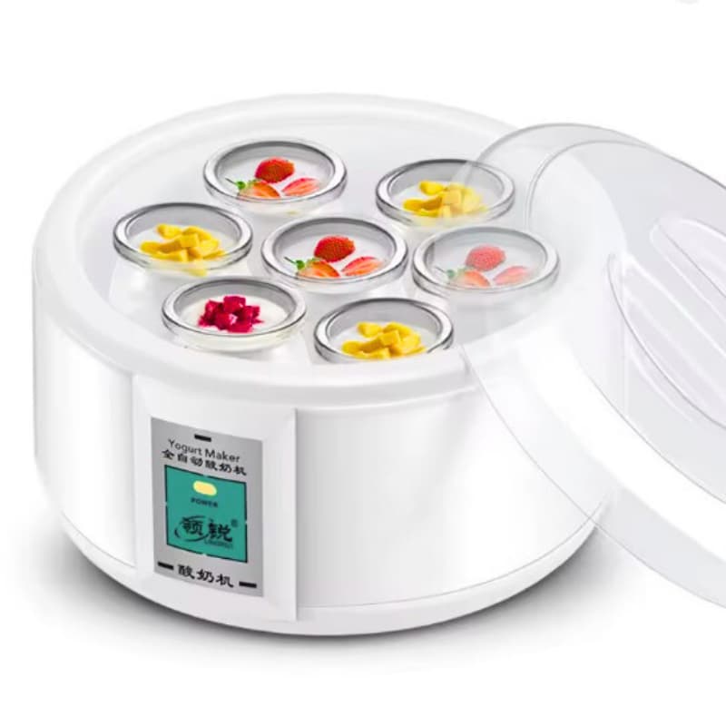 Máquina De Iogurte Elétrica Fermentador Forro Aço Inox 1,5l 220V