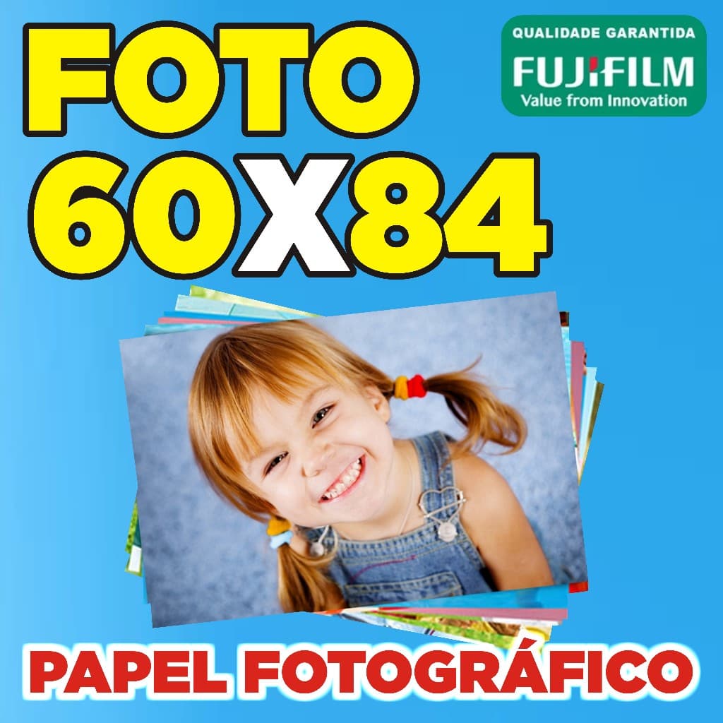 Impressão / Revelação Foto 60x84 Cm Papel Fotográfico Fujifilm