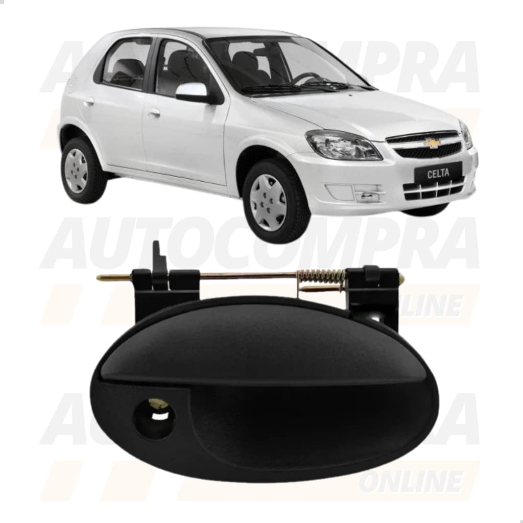 Maçaneta Externa Porta Dianteira Lado Direito GM Chevrolet Celta 2000 a 2015