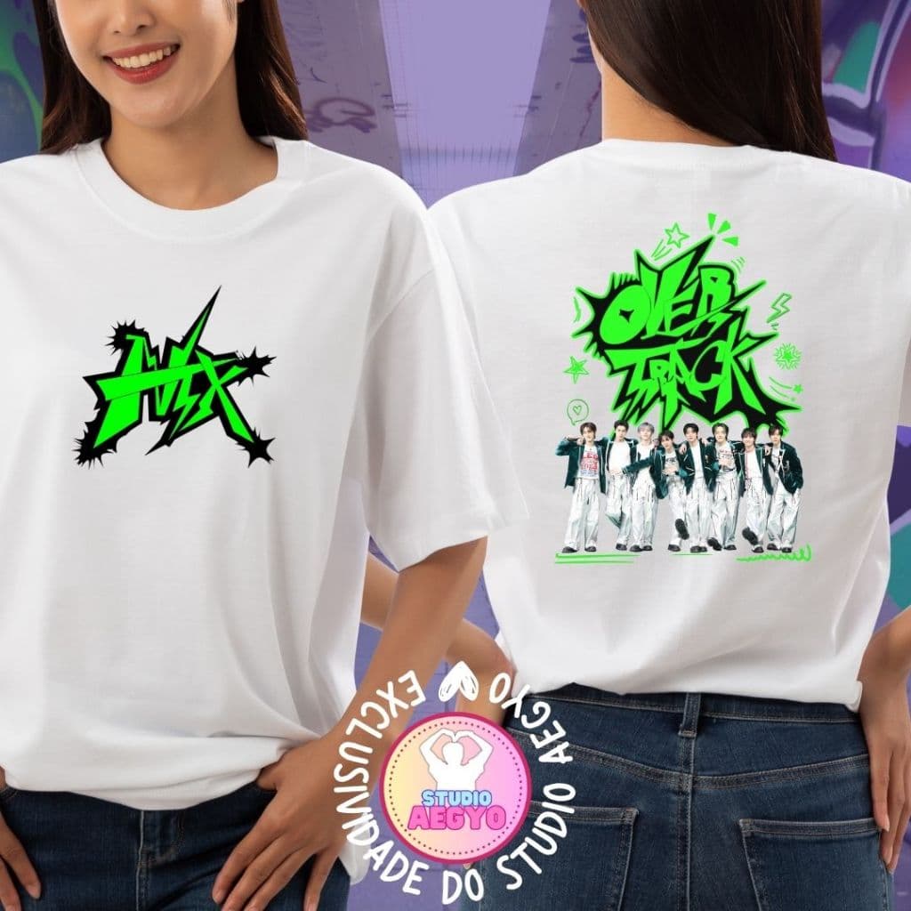 NTX Camiseta NTX Over Track personalizada Camiseta Kpop NTX
