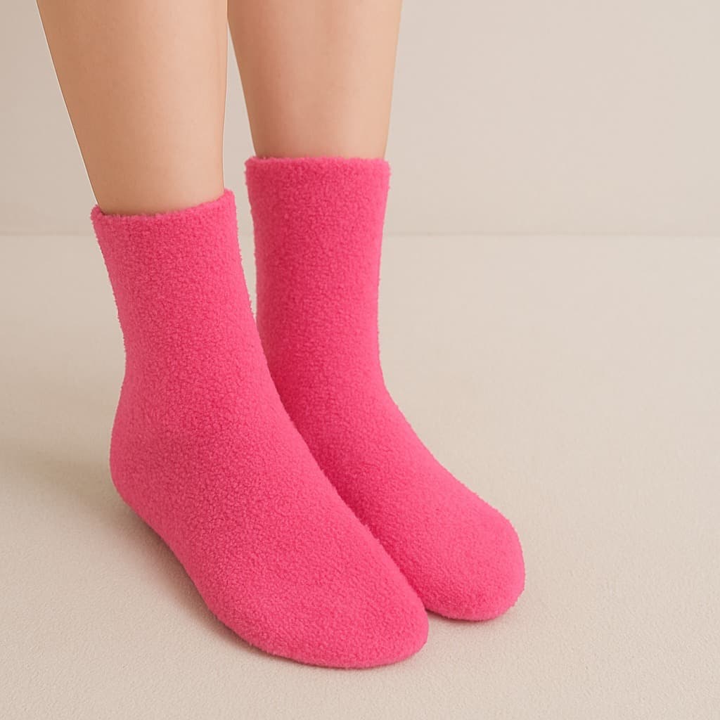Kit Pares  Meia Feminina Inverno Felpuda SORTIDOS ADULTO Soft WJ