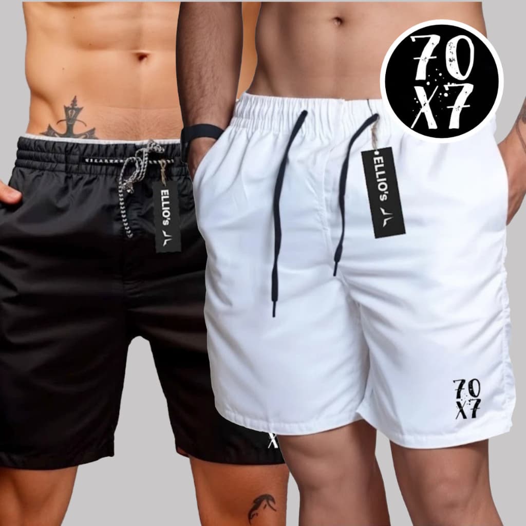 Bermuda Mauricinho 70X7 Antiodor Masculina - Esportiva Treino Academia Confortavél
