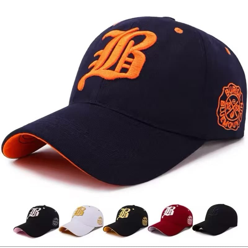 Boné Black Bulls Americano Masculino Snapback Ajustável Aba Curva Com Logo Bordado