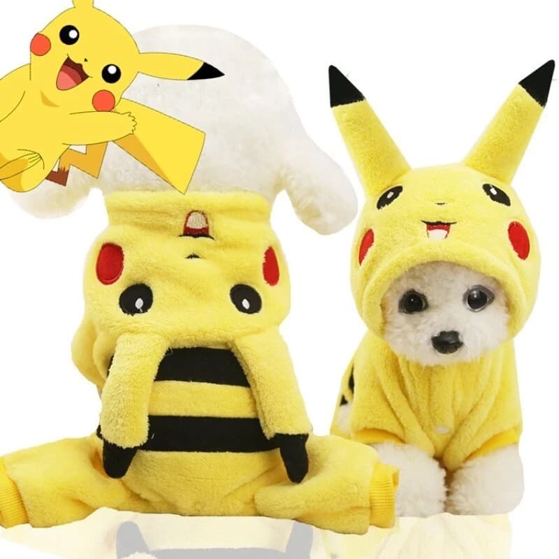 🔥 Fantasia Pikachu, vaquinha, rena  para Pets – Conforto, Estilo e Diversão! 🐾
