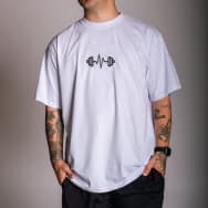 Camiseta Estampa HALTERES 100% Algodão Super Confortável Excelente Confecção