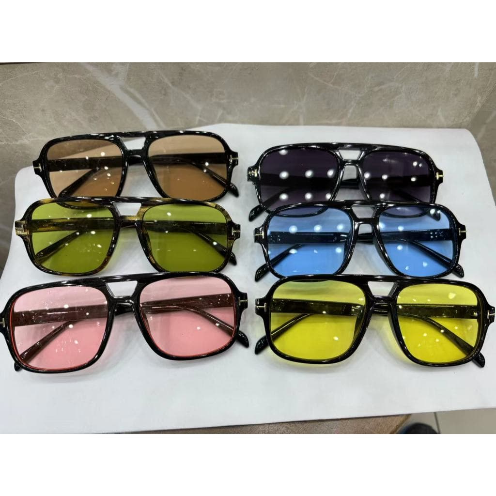 Óculos De Sol Luxo Retro Matizado unisex