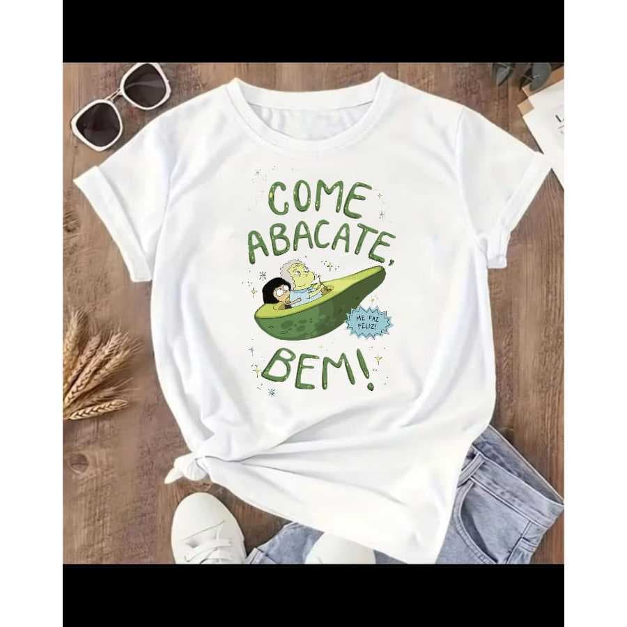 Camiseta Unissex feminina Irmão do Jorel Come Bem