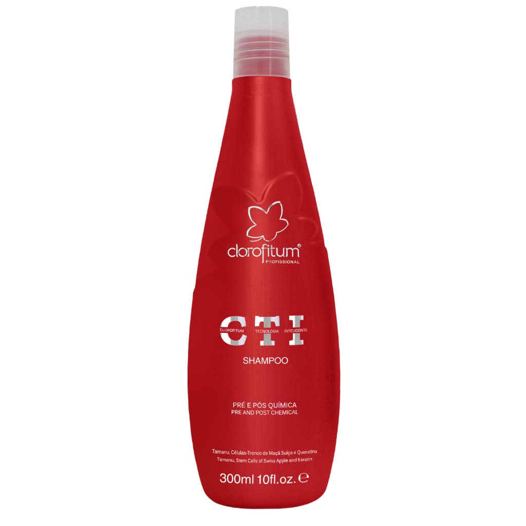 CTI Pré e Pós Química Shampoo 300ml Clorofitum