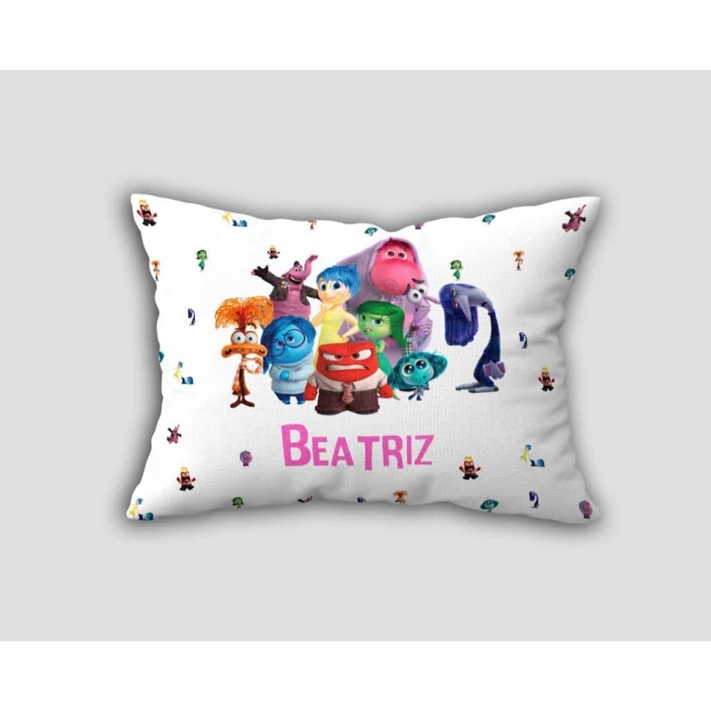 Fronha de Travesseiro Infantil personalizada com nome estampada 50X70cm de personagens envio imediato
