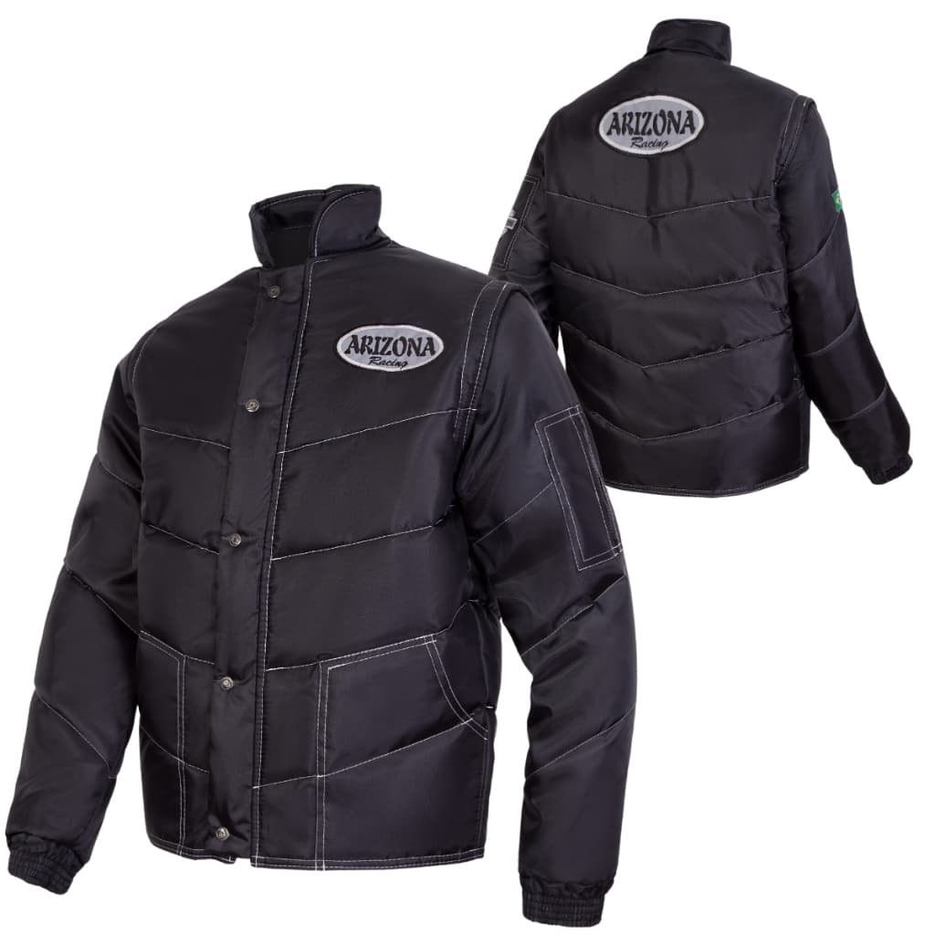 Jaqueta Masculina Motociclista Motoboy Moto Arizona Racing Refletiva Outono Inverno