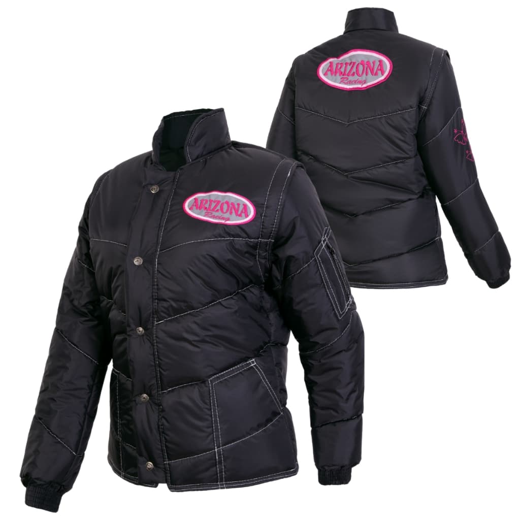 Jaqueta Feminina Motociclista Motoboy Arizona Racing Refletiva Outono Inverno