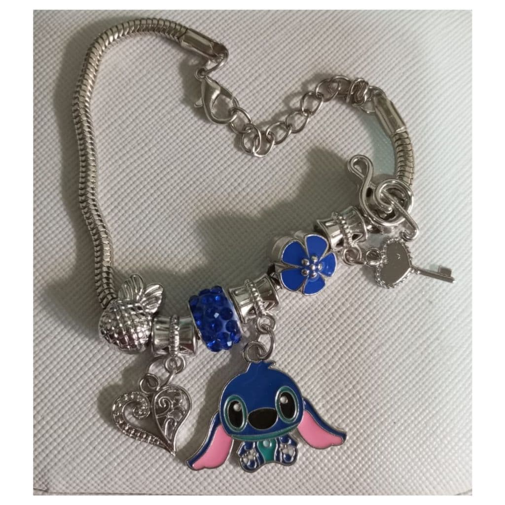 Pulseira ajustável do Stitch - Linda pulseira Stitch