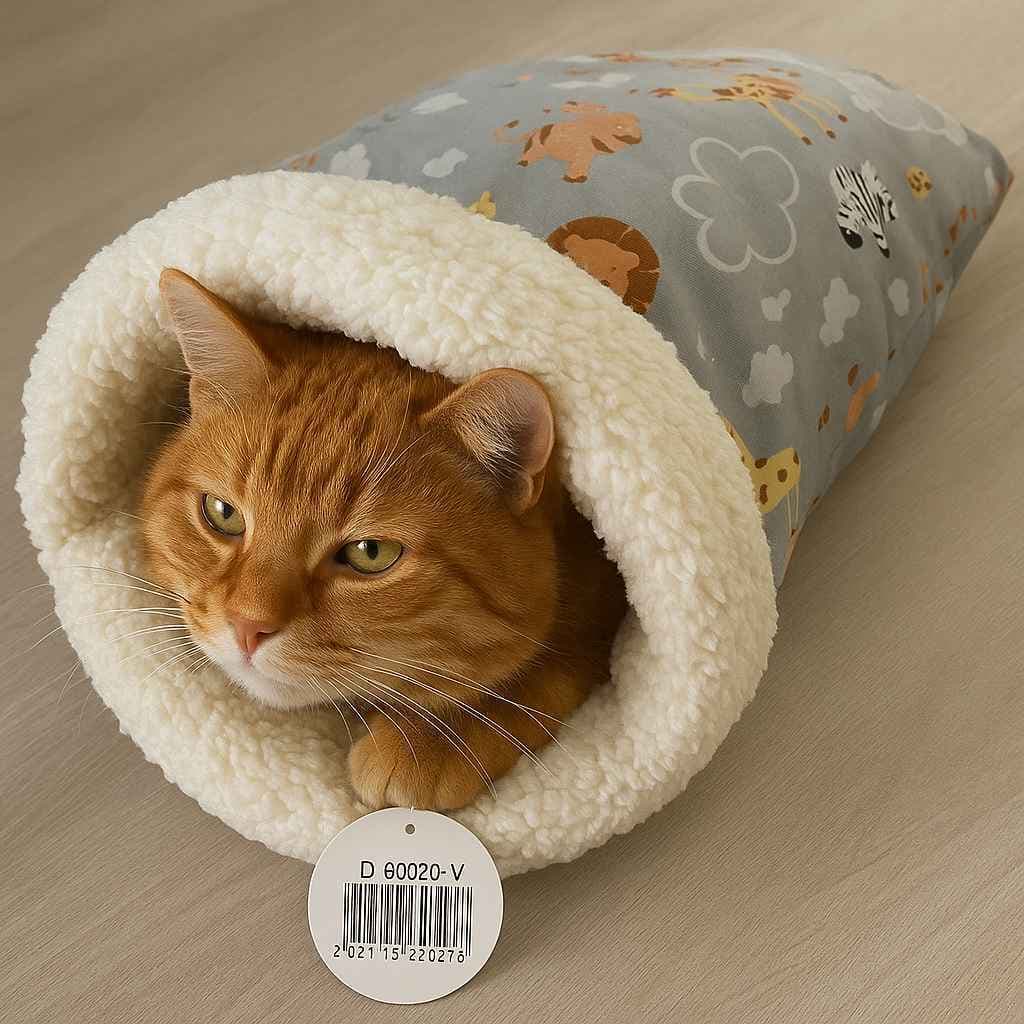 Caminha Toca Para Gatos Saco De Dormir Cama Sherpa Pelucia