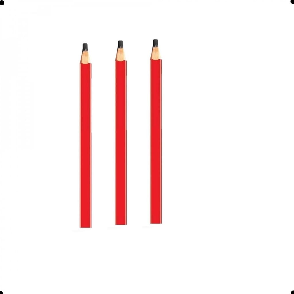 Kit 6 Lápis Para Carpinteiro Marceneiro Pedreiro Construção
