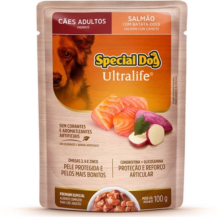 SACHÊ SPECIAL DOG CÃES ADULTOS SALMÃO 100GR