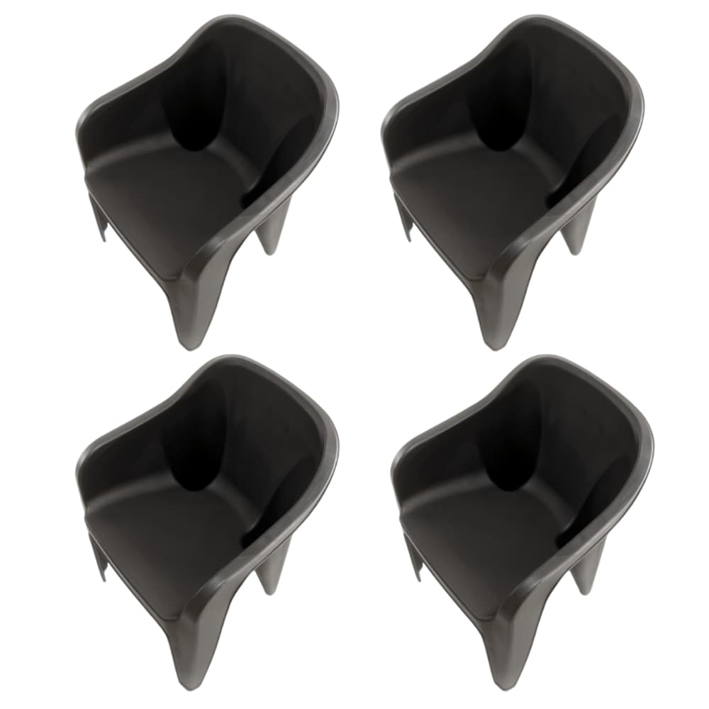 Kit 4 Cadeiras Resist 200 Poltronas Ideal para Área Interna Varanda e Jardim