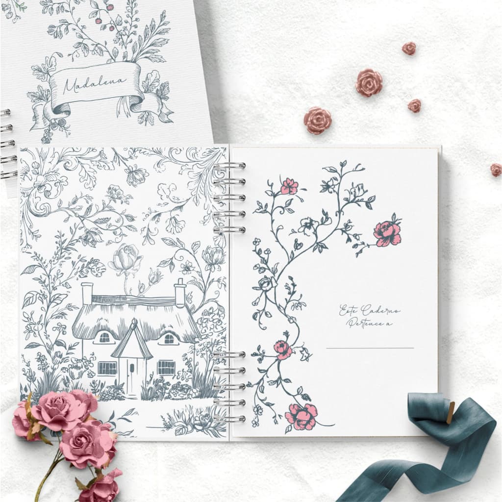 Caderno Coleção Refúgio Encantado - Personalizado