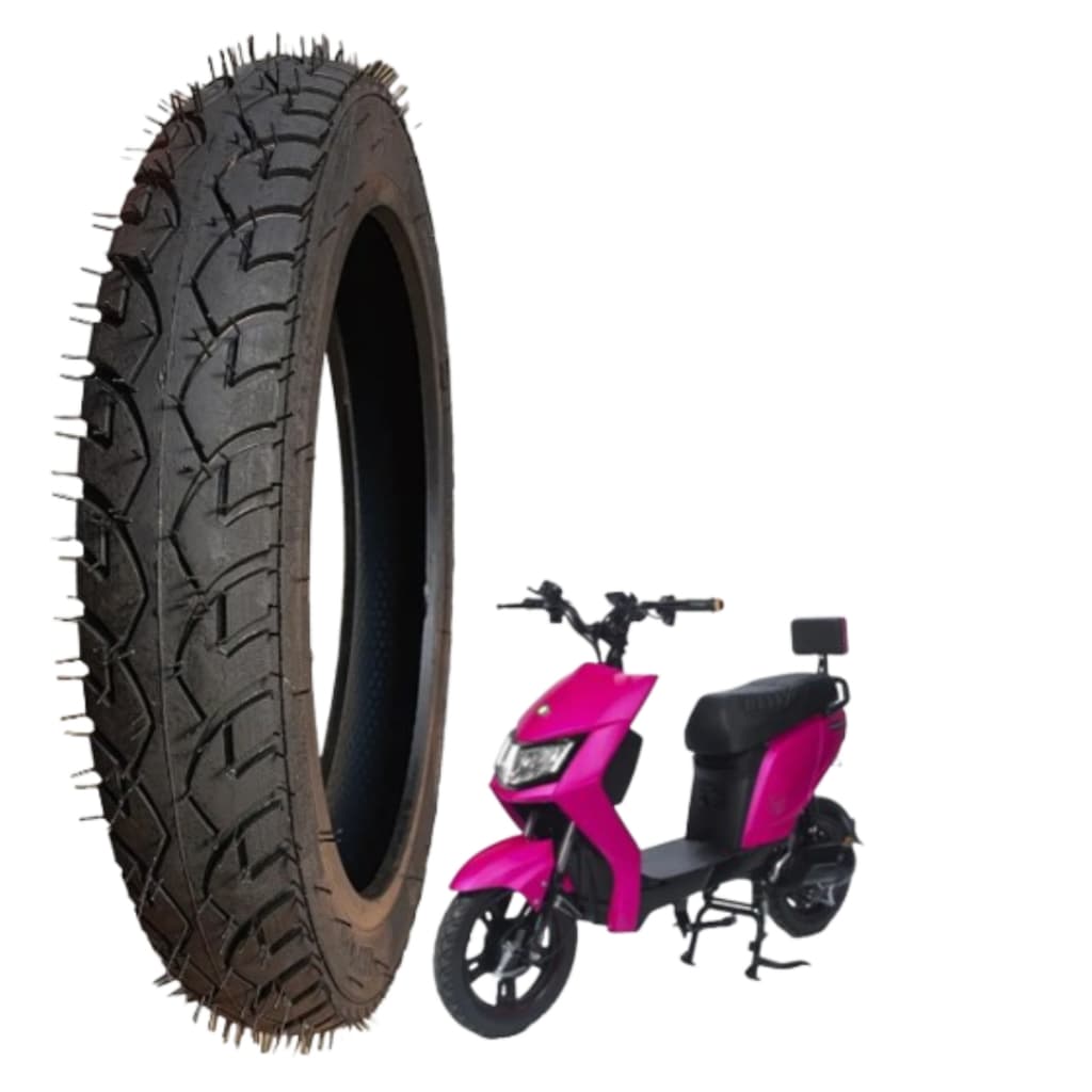 Pneu Cinborg 2.50-12 Bicicleta Eletrica Mini Moto Sem Câmara