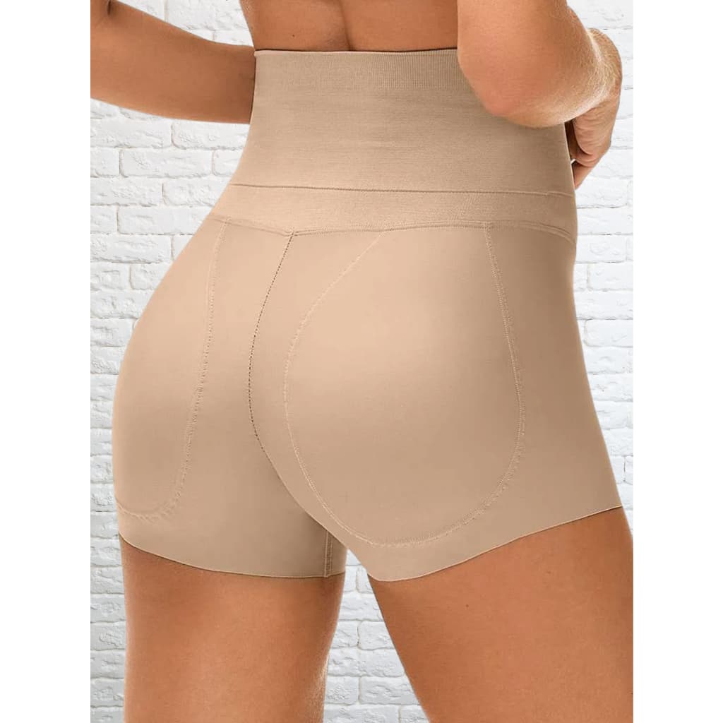 Bermuda Calcinha Modeladora Empina Bumbum Cintura Alta Sem Costura De Compressão Uniforme