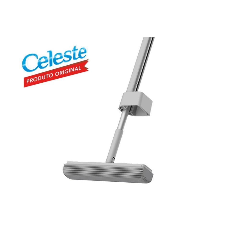 rodo esfregão Celeste Mop Fácil  com sistema de torção rodo mágico vassoura