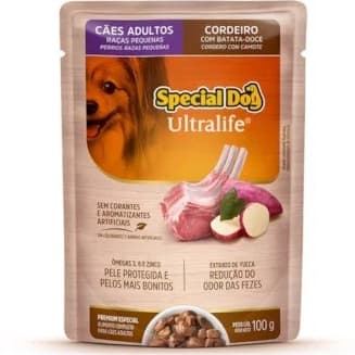 SACHÊ SPECIAL DOG CÃES ADULTOS RAÇAS PEQUENAS CORDEIRO 100GR