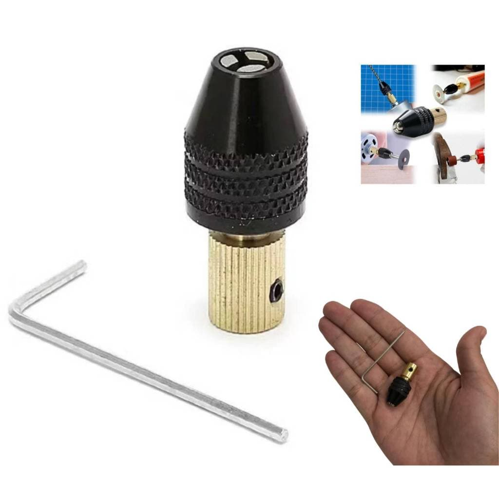 NOVO Kit de MINI Mandril de Aperto Rápido P/ Micro Retífica e Micro Motor - 5041
