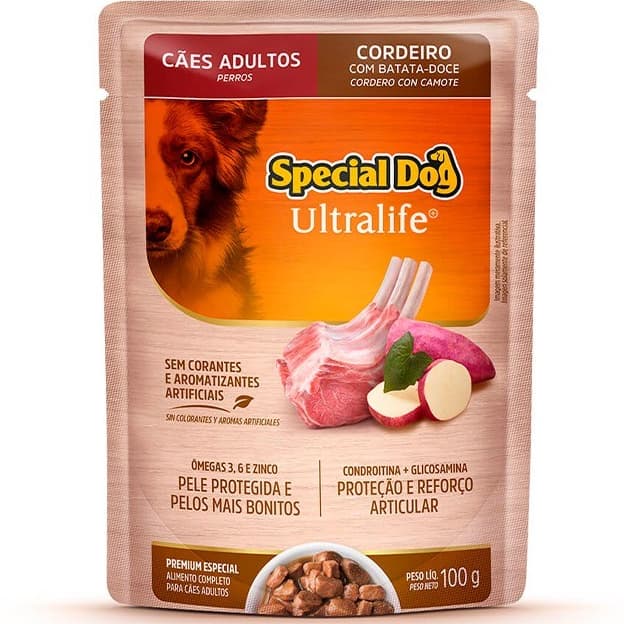 SACHÊ SPECIAL DOG CÃES ADULTOS CORDEIRO 100G