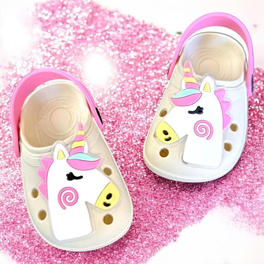 Babuche Infantil Menina Unicornio Animaizinhos Sandália  Leve Confortavel Delicado Antiderrapante