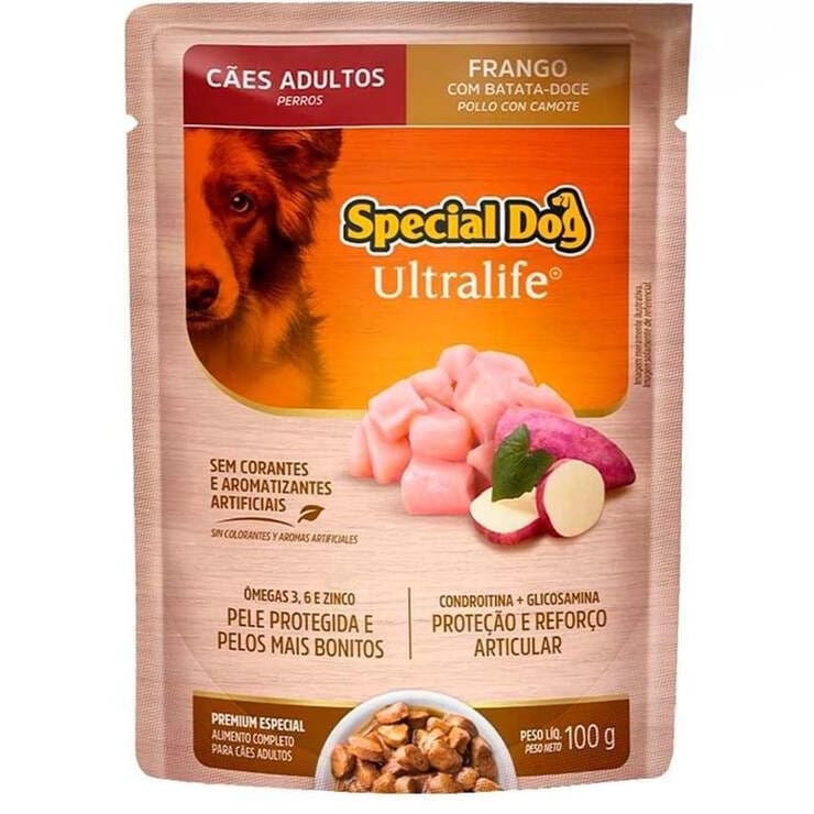 SACHÊ SPECIAL DOG CÃES ADULTOS FRANGO 100G