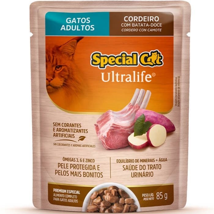 SACHÊ SPECIAL CAT GATOS ADULTOS CORDEIRO 85G