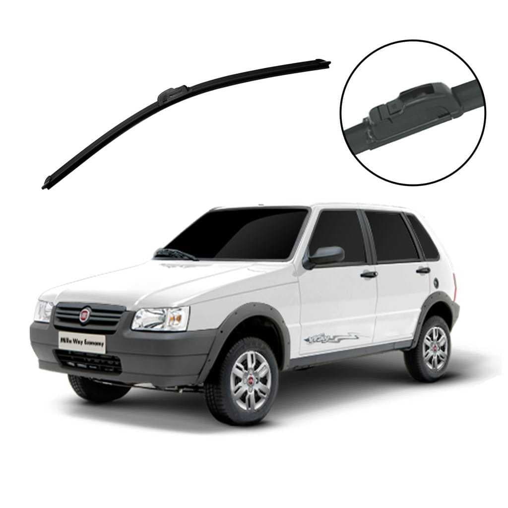 Palheta Limpador de Parabrisa Fiat Uno 1984 a 2010 em Silicone
