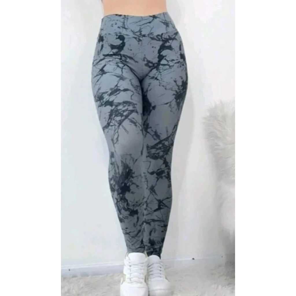 Calça Legging Marmorizada rajada fitness academia
