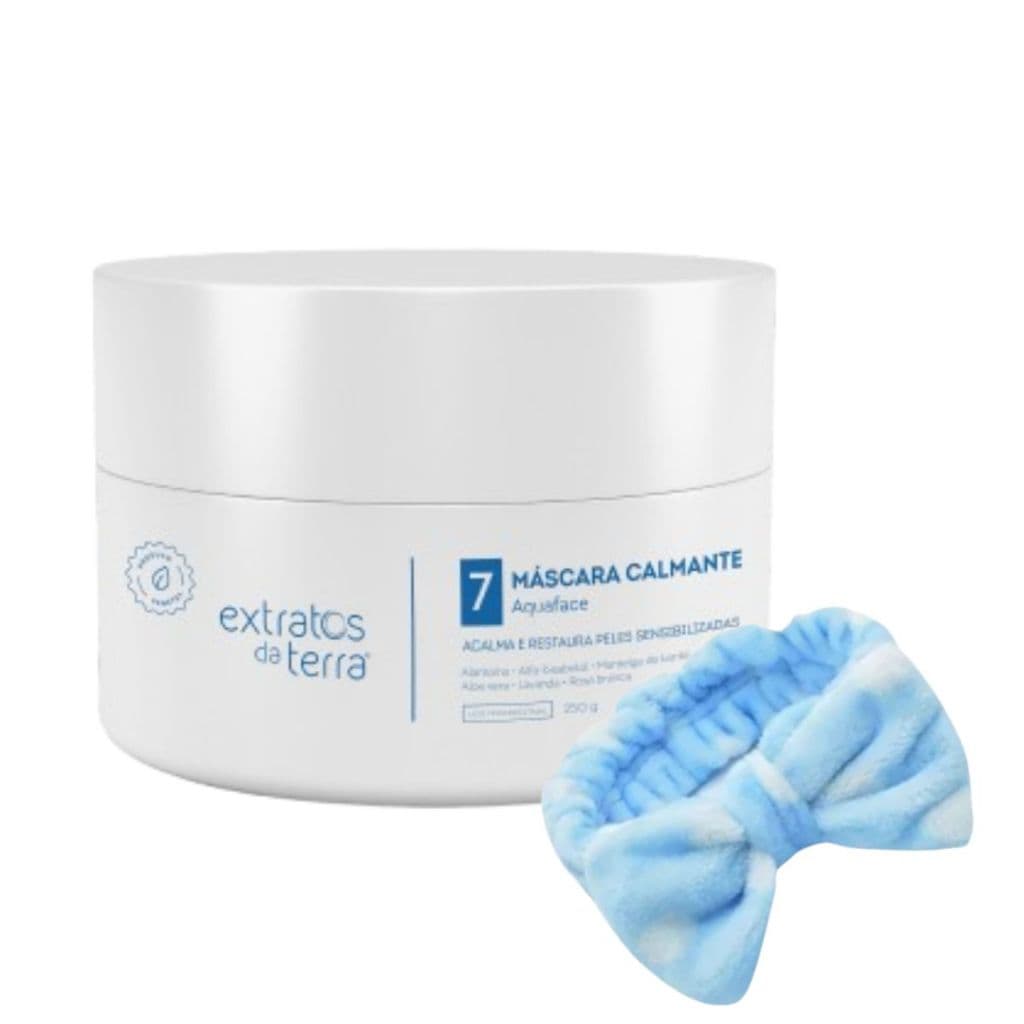 Máscara Facial Calmante Aquaface 250g - Extratos da Terra