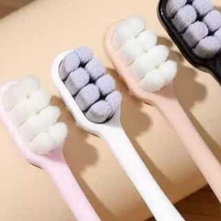 Escovas de dentes ortodônticas cerdas macias para cuidados da saúde oral