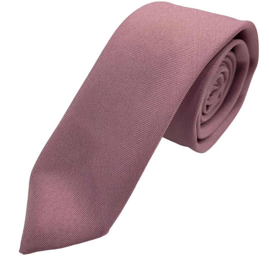 KIT COM 5 GRAVATAS ROSÊ TECIDO OXFORD SLIM PADRINHO CASAMENTO NOIVAS CONGRESSO
