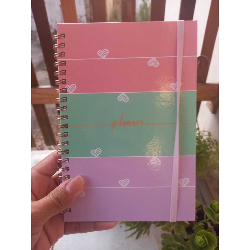 Agenda planner A5 - BRW Soul - 160 páginas - Agenda planner com elástico