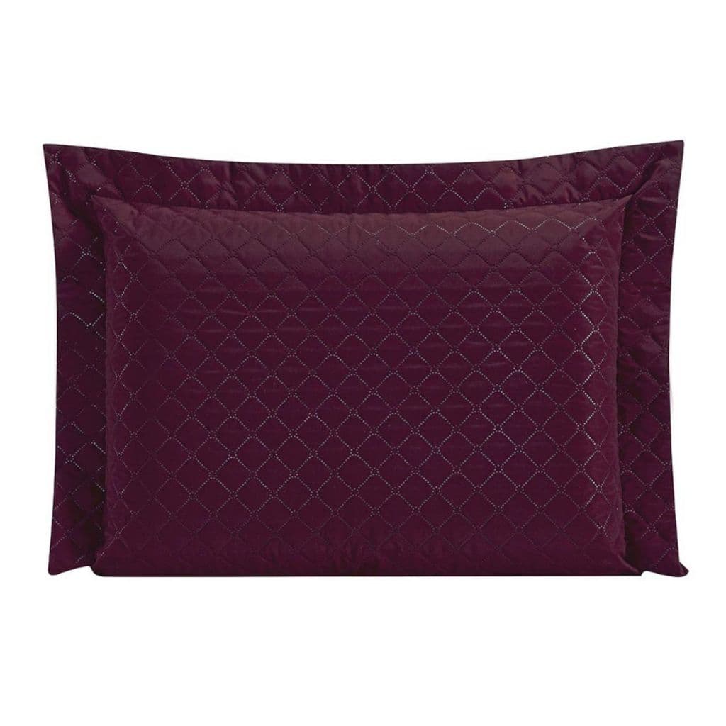 Porta Travesseiros Matelado Liso 65cm x 45cm 100% Poliéster Requinte Fronha Capa de Travesseiro