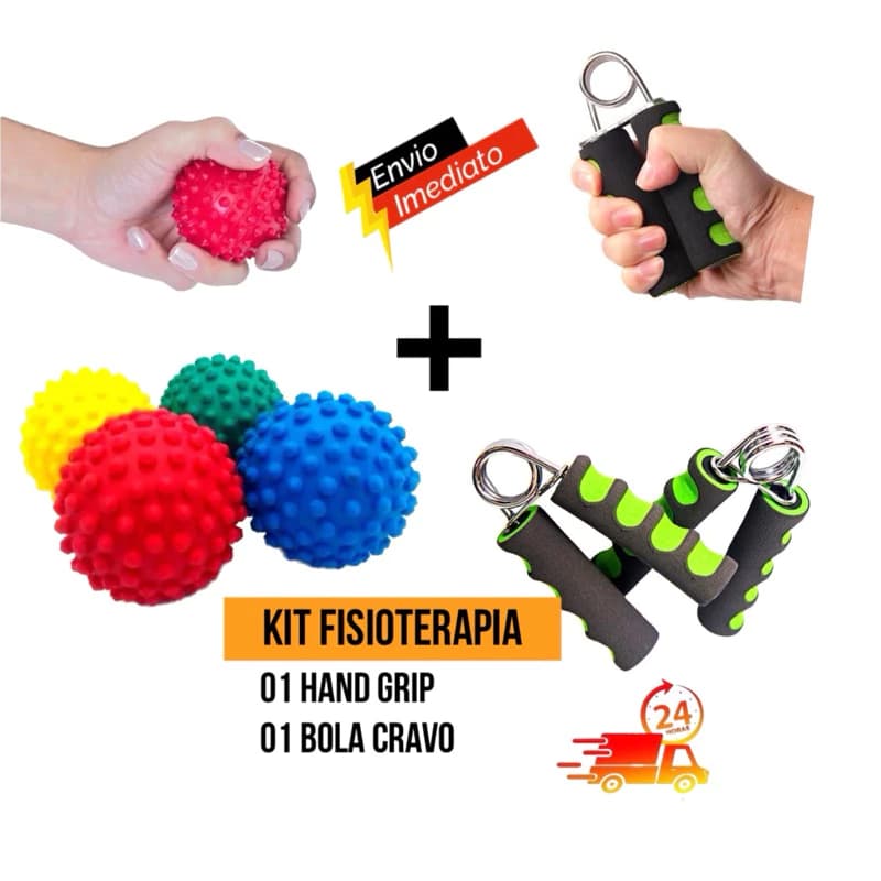 KIT -  HandGrip Mola+ Bolinha Fisioterapia
