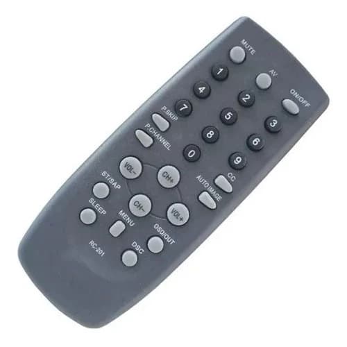 Controle Remoto compativel Tv Cce Tubo Antigas Hps RC-201 FBG 7179 MP